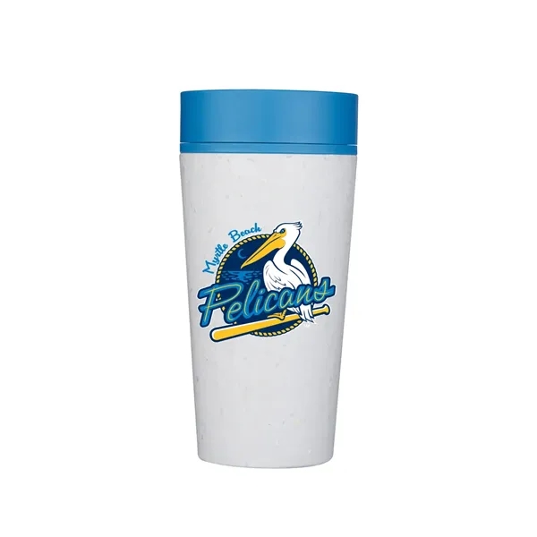 Blue color option for Circular 12 Oz. Cup, Full Color Digital