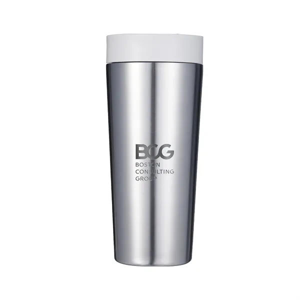 Pebble color option for Circular 16 Oz. Recycled Stainless Cup, Laser   Standard