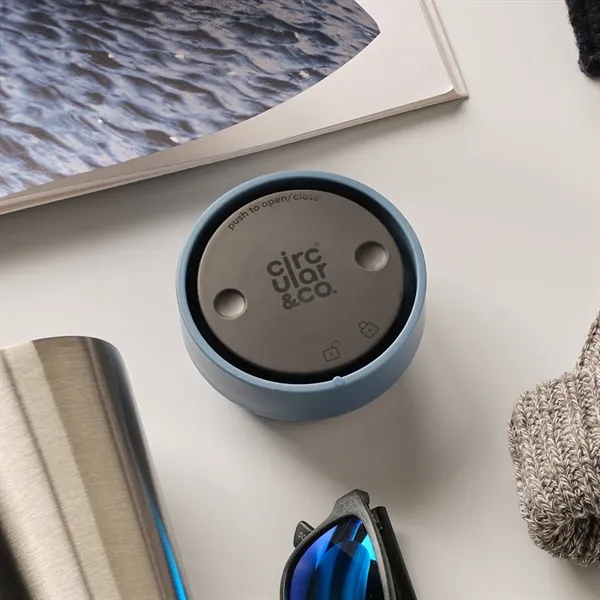 Blue color option for Circular 16 Oz. Recycled Stainless Cup, Laser   Premium