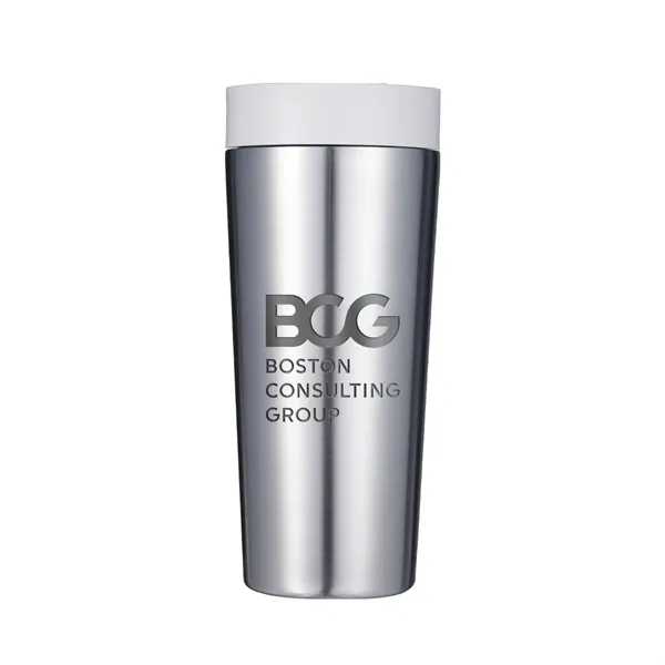 Pebble color option for Circular 16 Oz. Recycled Stainless Cup, Laser   Premium