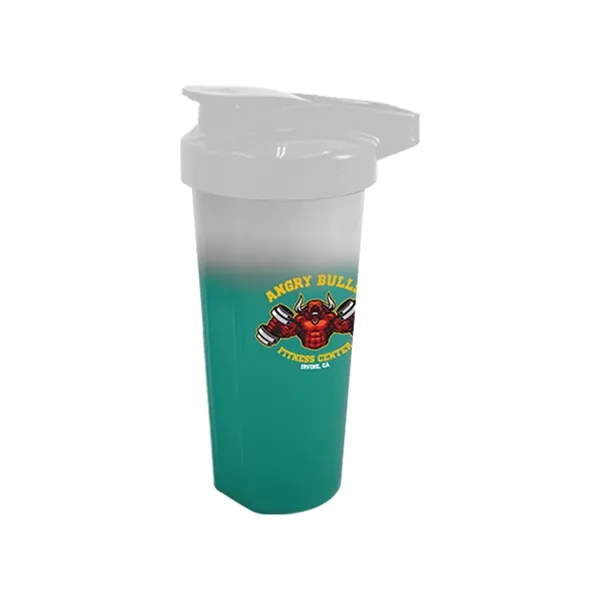 Frosted To Green color option for Perfect Shaker Mood 28 Oz. Activ Bottle, Full Color Digital