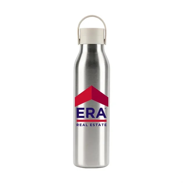 White color option for Circular 25 Oz. Recycled Stainless Bottle, Full Color Digita