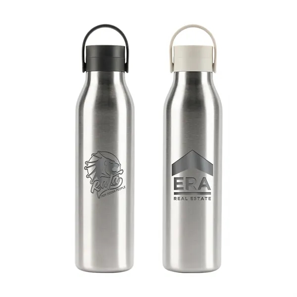 Extra color option for Circular 25 Oz. Recycled Stainless Bottle, Laser   Premium