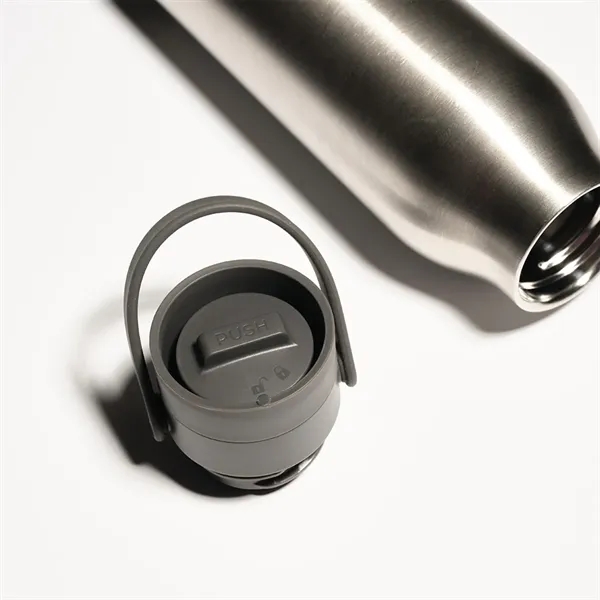 Gray color option for Circular 25 Oz. Recycled Stainless Bottle, Laser   Premium