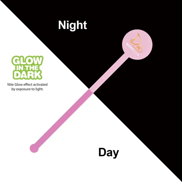 Pink color option for Nite Glow 6" Stirrer