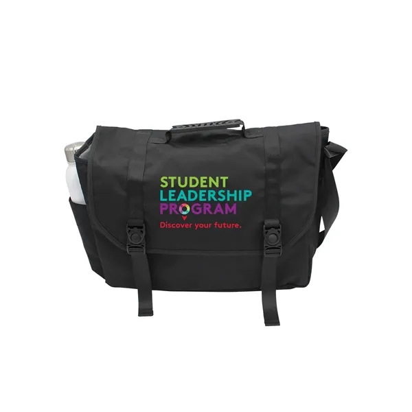 Black color option for Otaria™ Messenger Bag, Full Color Digital