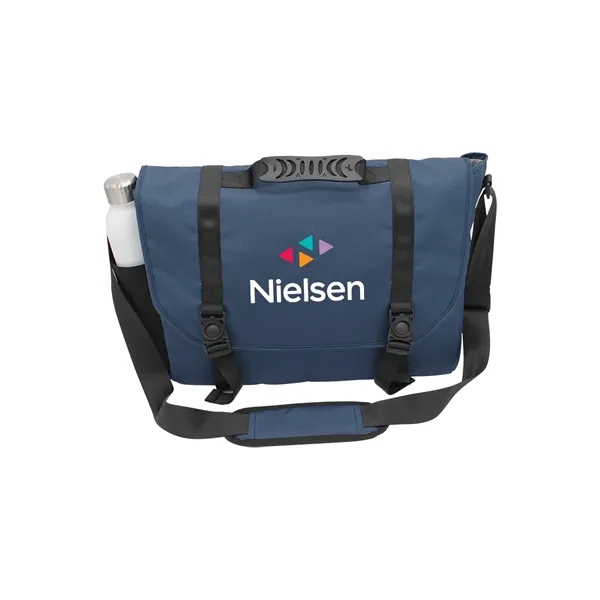 Slate Blue color option for Otaria™ Messenger Bag, Full Color Digital