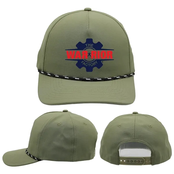 Army Green color option for Performance Rope Hat, Full Color Digital