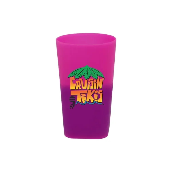 Pink To Purple color option for Mood 2oz. Plastic Shot Glass, Full Color Digital