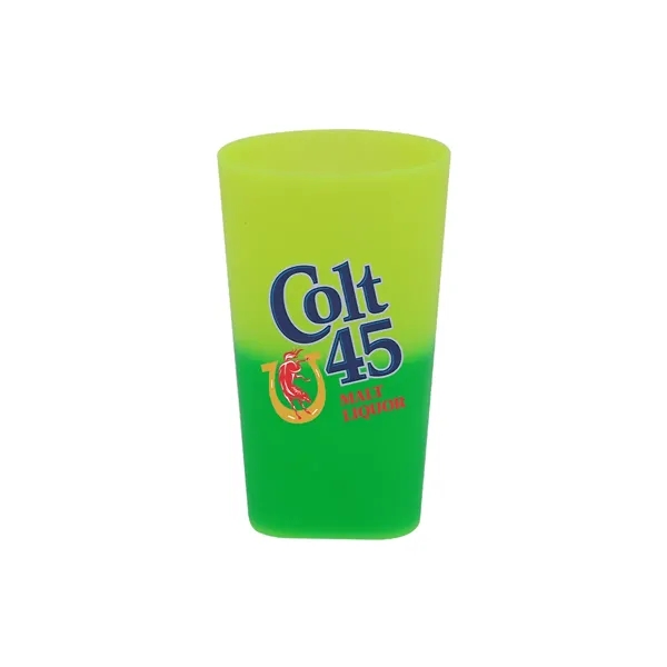 Yellow To Green color option for Mood 2oz. Plastic Shot Glass, Full Color Digital