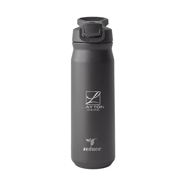 Phantom Black color option for Reduce® 24. Oz Hydrate Pro Bottle, Laser   Standard