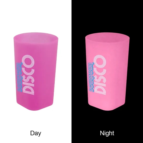 Pink color option for Nite Glow 2 Oz. Shot Glass, Full Color Digital