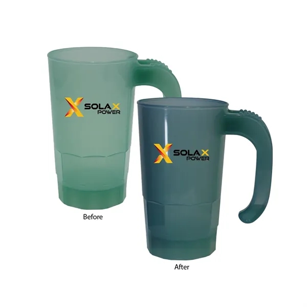 Light Green To Blue color option for Sun Fun 20 Oz. Stackable Beer Stein, Full Color Digital