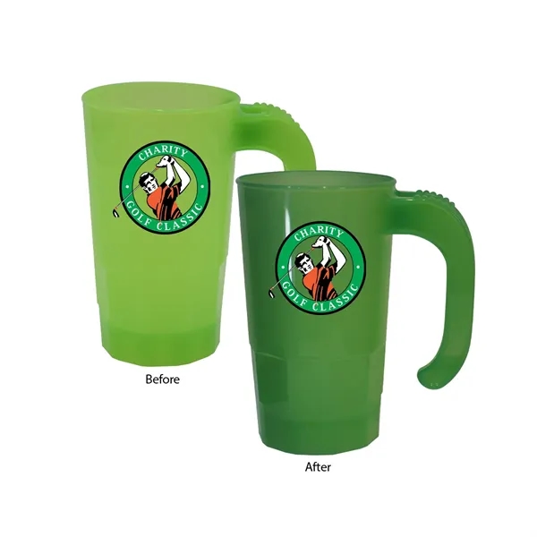 Yellow To Green color option for Sun Fun 20 Oz. Stackable Beer Stein, Full Color Digital