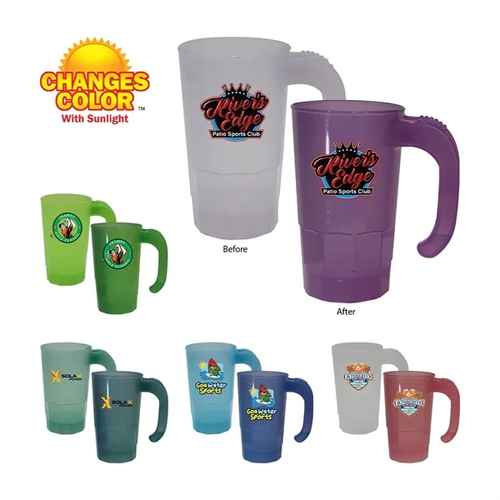 Main photo of Sun Fun 20 Oz. Stackable Beer Stein, Full Color Digital