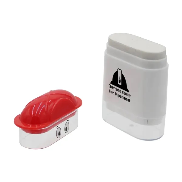 Red color option for Fire Chief Googly Eyed Eraser/Sharpener