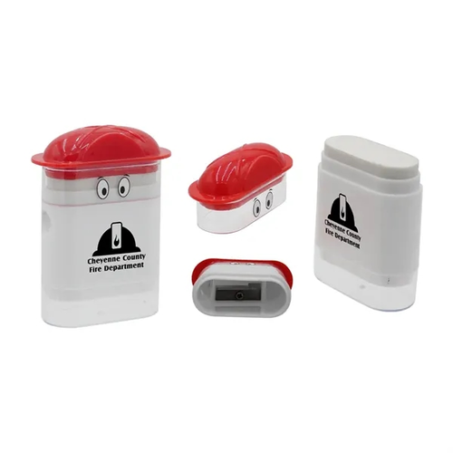 Main photo of Fire Chief Googly Eyed Eraser/Sharpener