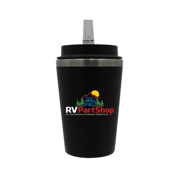Black color option for 12 Oz. Scout Tumbler With Straw Lid, Full Color Digital