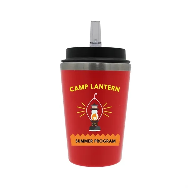 Red color option for 12 Oz. Scout Tumbler With Straw Lid, Full Color Digital