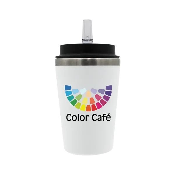 White color option for 12 Oz. Scout Tumbler With Straw Lid, Full Color Digital