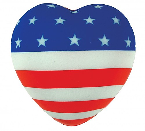 Photo of American Flag Heart Squeezies