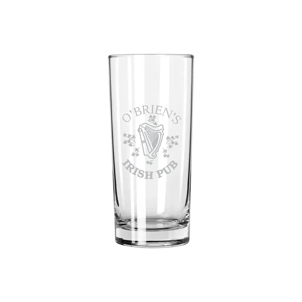 Clear color option for 15 Oz. Highball Glass   Usa, Laser, Premium