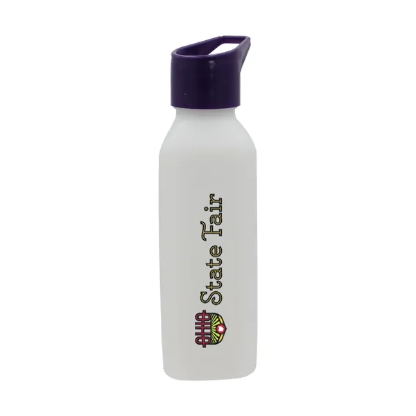 White color option for 24 Oz. Classic Edge Bottle With Carry Cap, Full Color Digita