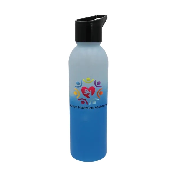 Frosted To Blue color option for Mood 24 Oz. Revolve Bottle With Carry Cap, Full Color Digita