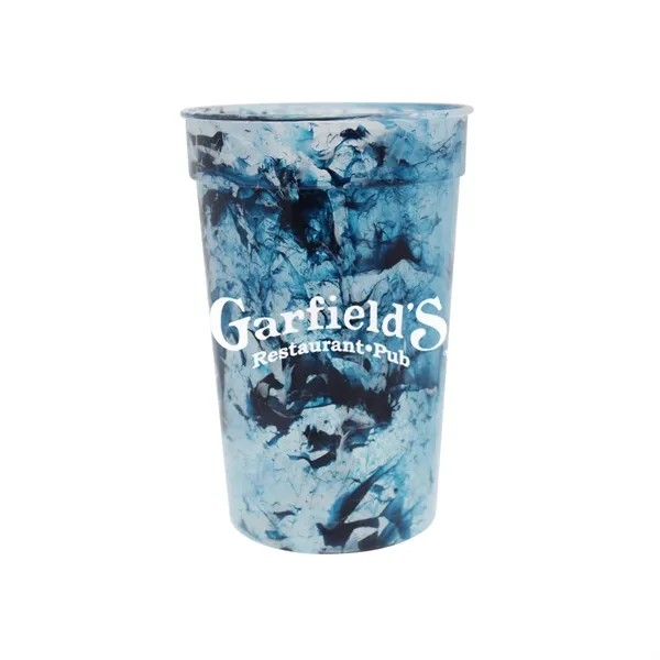 Navy/White color option for 22 Oz. Confetti Stadium Cup