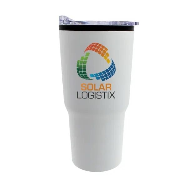 White color option for 20 Oz. Ares Recycled Tumbler, Full Color Digital