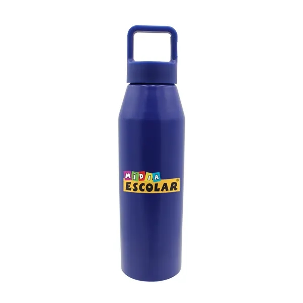 Blue color option for 25 Oz. Recycled Aluminum Bottle With Carabiner Lid, Full Col