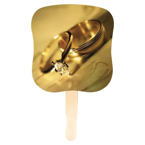 Main photo of Stock Design Hand Fan Rings, Full Color Digital