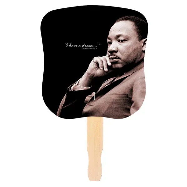 White color option for Stock Design Hand Fan Dr. Martin Luther King, Jr., Full Colo