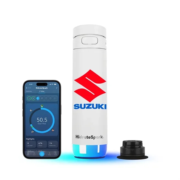 White color option for Hidrate Spark® 21 Oz. Pro 2 Bottle With Chug Lid, Full Color