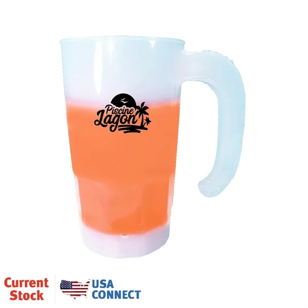 Frosted To Orange color option for Mood™ 20 Oz. Stackable Beer Stein