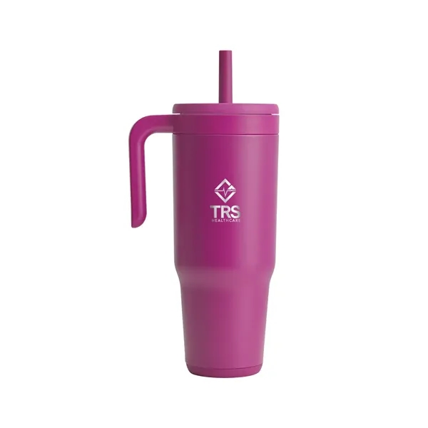 Berry color option for Reduce® 40 Oz. Chiller Travel Mug, Laser   Standard