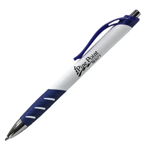 Blue color option for White Allure Grip Pen
