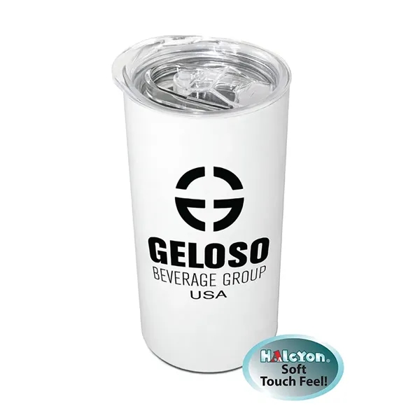 White color option for Halcyon® 12 Oz. Slim Tumbler/Can Cooler
