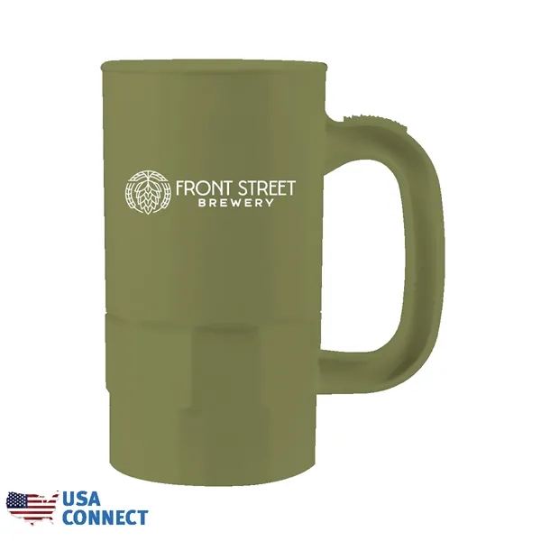 Army Green color option for 14 Oz. Beer Stein   Usa Connect
