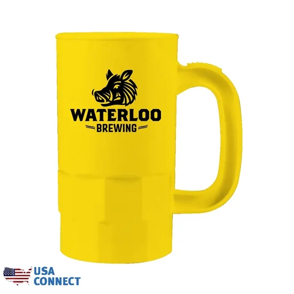 Yellow color option for 14 Oz. Beer Stein   Usa Connect