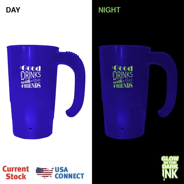 Blue color option for 20 Oz. Stackable Beer Stein