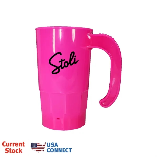 Neon Pink color option for 20 Oz. Stackable Beer Stein