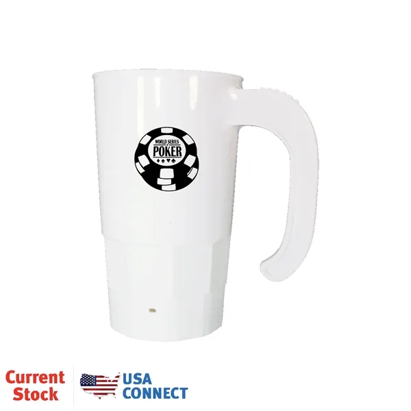 White color option for 20 Oz. Stackable Beer Stein
