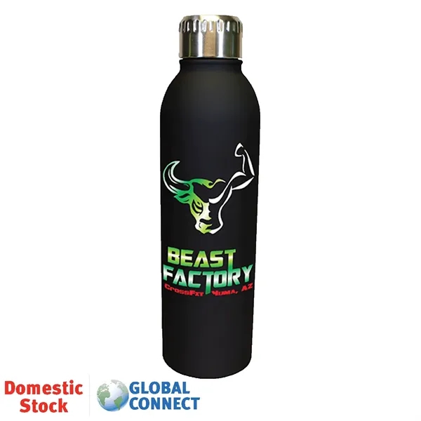 Black color option for Halcyon® 17 Oz. Deluxe Bottle, Full Color Digital