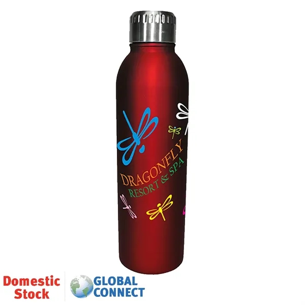 Red Metallic color option for Halcyon® 17 Oz. Deluxe Bottle, Full Color Digital