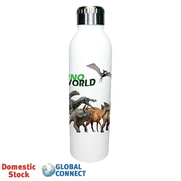 White color option for Halcyon® 17 Oz. Deluxe Bottle, Full Color Digital