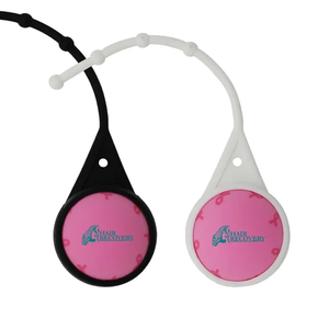 Photo of Awareness Round Lip Balm With Lanyard