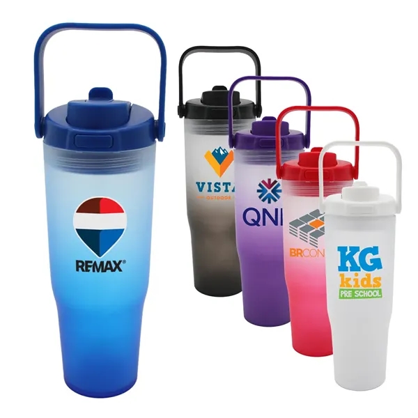 Extra color option for Halcyon® 30 Oz. Recycled Ombre Tumbler With Carrying Handle