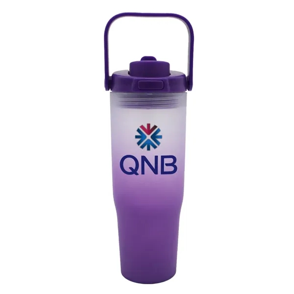 Purple color option for Halcyon® 30 Oz. Recycled Ombre Tumbler With Carrying Handle
