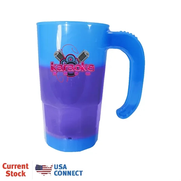 Blue To Purple color option for Mood™ 20 Oz. Stackable Beer Stein (1 Side), Full Color Dig